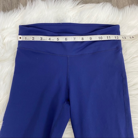 Fabletics Navy Mid-Rise Pureluxe Capri Leggings - Picture 6 of 7